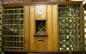 Rare Antique Post Office Front w. Cage